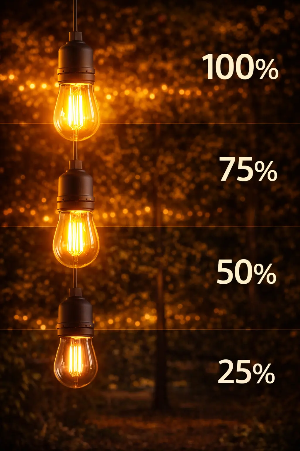 Dimmer lighting installation levels for home lighting control